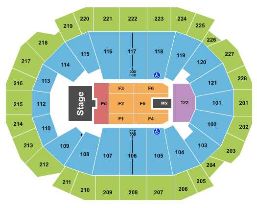 Fiserv Forum Alan Jackson Seating Chart